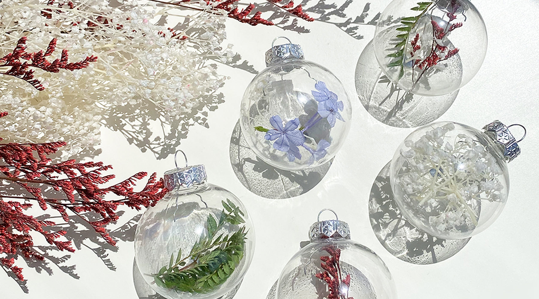 DIY Floral Ornaments